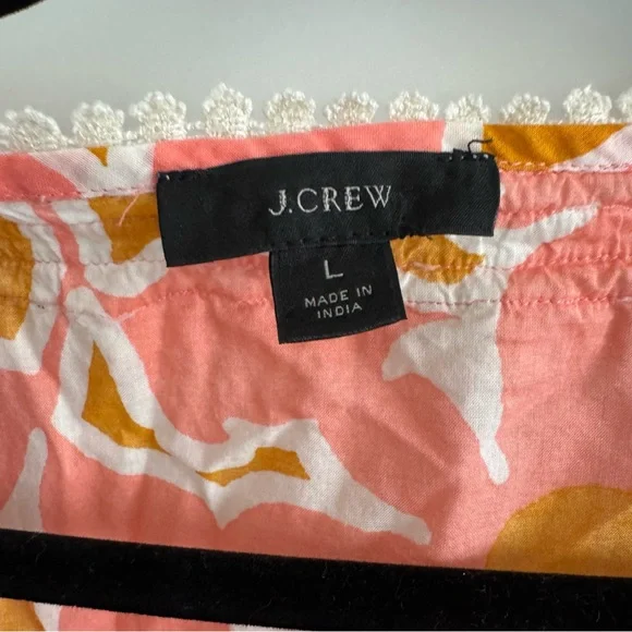 J. Crew Pink and Orange Floral Coverup - Picture 4 of 5